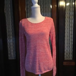 Old Navy Pink/Peach Pretty Summer Pullover Medium